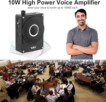 Load image into Gallery viewer, 1Mii Portable Voice Amplifier, Personal Voice Amplifier with Microphone Headset, 1800mAh Portable Rechargeable PA System Speaker for Multiple Locations Such as Classroom, Promotions and Outdoors
