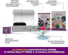 Load image into Gallery viewer, Let&#39;s Explore VR Headset for Kids - STEM Gift Box | A Virtual Reality Family Friendly Adventure | Explore Our Solar System with VR Headset for Phone
