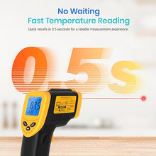 Load image into Gallery viewer, Etekcity Infrared Thermometer Laser Temperature Gun 774, Meat Food Candy Oven Thermometer for Griddle Accessories, Heat Gun for Cooking Refrigerator Tools, Yellow, -58°F to 842°F
