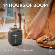 Load image into Gallery viewer, Ultimate Ears WONDERBOOM 4 Portable Waterproof Bluetooth Speaker with Big Bass and 360-Degree Sound, Dustproof Floating Speaker with 131ft (40m) Range - Gray
