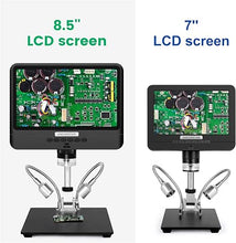 Load image into Gallery viewer, Andonstar AD208 Coin Microscope with 8.5 Inch Screen 260X LCD Lab Handheld USB Digital Microscopes for PCB Repair Soldering Coin Inspection
