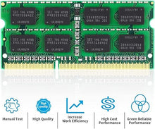 Load image into Gallery viewer, 2X8GB PC3-8500 Sodimm DDR3 1066 16GB RAM PC3 8500S 1066MHZ 2Rx8 204-pin 1.5v 16G Memory Upgrade for Laptop
