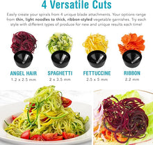 Load image into Gallery viewer, Shine Kitchen Co. SES-100 Electric Vegetable Spiralizer

