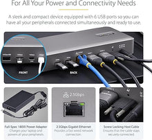 Load image into Gallery viewer, StarTech.com USB-C Docking Station (10-in-1, USB4), Up to 100W Charging for Laptop, 40Gbps Data Transfer, 2.5Gb Ethernet, Single 8K, Dual 4K Display, 6X USB (Not MacOS Compatible)
