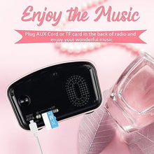 Load image into Gallery viewer, Retro Bluetooth Speaker FM Vintage Radio with Loud Volume, Strong Bass Enhancement, Bluetooth 5.0 Wireless Connection, Loud Volume,TF Card &amp; MP3 Player (Pink)
