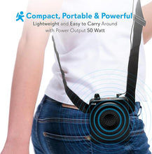 Load image into Gallery viewer, Pyle Portable PA Speaker and Voice Amplifier: Compact Waistband with Rechargeable Battery, Includes Headset Microphone &amp; 3.5mm Aux Jack - Ideal for Tour Guides, Teachers, and Meetings
