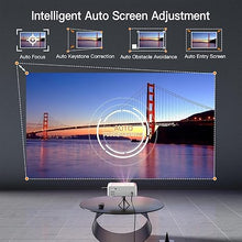 Load image into Gallery viewer, AuKing Projector, 2024 Upgraded Auto-focus Projector, Full HD 1080P Home Theater Video Projector, Compatible with HDMI/USB/AV/Smartphone/TV Box/Laptop
