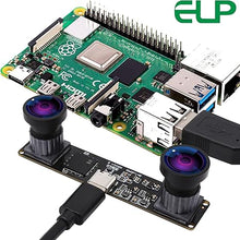 Load image into Gallery viewer, Webcamera_usb 4MP Dual Lens USB Camera Module Synchronization Binocular Webcam Board High Speed 1080P 60fps Lightburn Camera for Laser Engraver Mini UVC USB2.0 Camera for Computer Raspberry Pi
