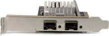 Load image into Gallery viewer, StarTech.com 10G Network Card - 2X 10G Open SFP+ Multimode LC Fiber Connector - Intel 82599 Chip - Gigabit Ethernet Card (PEX20000SFPI)
