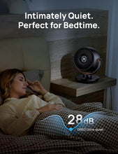 Load image into Gallery viewer, Dreo Fan for Bedroom, Desk Air Circulator Fan with Remote, 11 Inch Table Fans for Whole Room, 60ft Powerful Airflow, 120° Vertical Manual +90° Oscillating Fan, 4 Speeds, 8H Timer, Quiet Fan, Home
