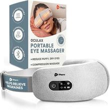 Load image into Gallery viewer, LifePro Portable FSA/HSA Eligible Eye Massager with Heat and Vibration-4 Soothing Modes for Compression Massage to Help Reduce Puffy and Dry Eyes-Rechargeable Heated Migraine Mask with Bluetooth Music
