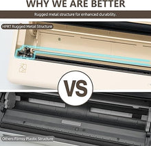 Load image into Gallery viewer, HPRT Portable Printers Wireless for Travel - MT810 Bluetooth Thermal Inkless Compact Printer, Paper Rolls Mobile Printing for Vehicles Office, Compatible with iPhone Android &amp; Laptop
