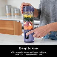 Load image into Gallery viewer, Ninja Blast Portable Blender, Cordless, 18oz. Vessel, Personal Blender for Shakes &amp; Smoothies, BPA Free, Leakproof Lid &amp; Sip Spout, USB-C Rechargeable, Dishwasher Safe Parts, Galaxy Purple, BC151GP
