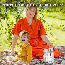 Load image into Gallery viewer, IXTECH Portable Water Warmer for Baby Formula, Milk, 8 oz., Electric Warming with Adjustable Temperature Control, Leak-Resistant Spout, Rechargeable and Wireless
