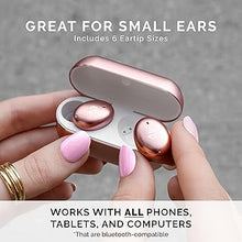Load image into Gallery viewer, Tempo 30 Wireless Earbuds for Small Ears with Premium Sound, Comfortable Bluetooth Ear Buds for Women and Men, Rose Gold Pink Earphones for Small Ear Canals with Mic, Sweatproof, Long Battery, Bass
