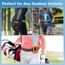 Load image into Gallery viewer, Portable Waist Fan, 10 Speed Levels, Double Clips, LED Light, Battery Display Screen, Cool Clip Fan Under Shirt &amp; Belt Fan,10-Hour Battery Life, Lightweight, Rechargeable,Outdoor Activities

