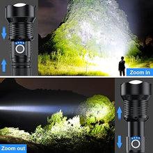 Load image into Gallery viewer, Rechargeable Flashlights 990,000 High Lumens - 2 Pack, Super Bright 12 Hours Long Life LED Flashlight with 5 Modes, High Powered Flash Light for Home, Outdoor
