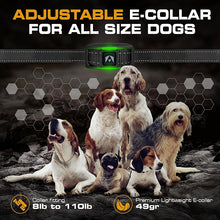 Load image into Gallery viewer, INVIROX Dog Training Collar [2025 Edition] 123 Levels Dog Training Collar with Remote 1100yd Range E Collar for Dogs Training 100% Waterproof Rechargeable E Collar with Remote
