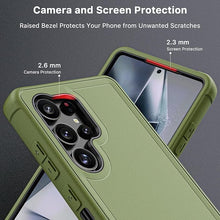 Load image into Gallery viewer, M MYBAT PRO Maverick Series for Samsung Galaxy S25 Ultra Case with Belt Clip Holster, 6.9 inch, Heavy Duty Military Grade Drop Protective Case w 360° Rotating Stand (No Screen Protector) Army Green
