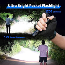 Load image into Gallery viewer, WUBEN C3 Flashlight 1200 High Lumens Rechargeable Flashlights 6 Modes Super Bright IP68 LED Tactical Flashlight for Camping, Home, Emergency, Rescue, Hunting, Inspection, Repair, Tool Gifts for Men
