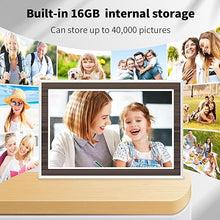 Load image into Gallery viewer, Digital Picture Frame 10.1 Inch WiFi Digital Photo Frame, 16GB Memory IPS HD Touch Screen Picture Frame, Auto-Rotate Slideshow, Wall-Mounted, Easy to Setup to Share Photos or Video via Uhale APP
