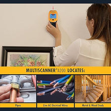 Load image into Gallery viewer, Zircon Multiscanner A200 Electronic Wall Scanner / Metal Detector/ Live AC Wire Detection With SpotLite Pointer
