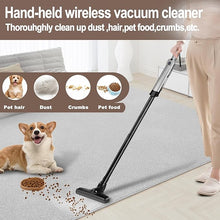 Load image into Gallery viewer, Handheld Vacuum Cleaner, Cordless Car Vacuum with Digital Display &amp; Detachable Dust Box, Compact Vacuum with Extend Pipe for Car, Home, Office, Pet, Handheld Vacuum (Silver)
