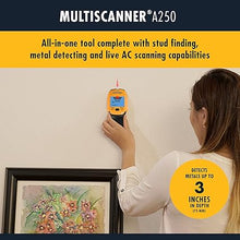 Load image into Gallery viewer, Zircon MultiScanner A250 All-In-One Stud Finder/Metal Detector/Live AC Wire Detection and Scanner,Yellow
