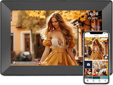 Load image into Gallery viewer, Frameo 10.1inch HD Smart Digital Picture Frame WiFi FRAMEO Digital Photo Frame,with Touch Screen,16GB Storage,Auto-Rotate Function,Digital Frame Through The FRAMEO App Instant Sharing of Photos/Videos
