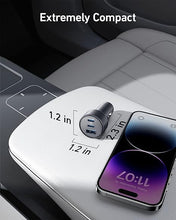 Load image into Gallery viewer, Anker USB-C Car Charger, 67W 3-Port Compact Fast Charger, 535 Car Adapter with PIQ 3.0 for iPhone 15/15 Plus/15 Pro/15 Pro Max, Galaxy S23, MacBook Pro, iPad Air, and More (USB-C to C Cable Included)
