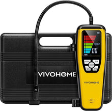 Load image into Gallery viewer, VIVOHOME Natural Gas Leak Detector with 3000mAh Rechargeable Battery and Audible Visual Alarm, 3 Modes Sensitivity, Portable Combustible Gas Leak Tester Sniffer Detector Like Propane for Home RV
