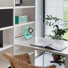 Load image into Gallery viewer, Vornado Flippi V6 Compact Air Circulator Fan, Quiet Portable Travel Fan for Desk or Bedroom, Adjustable Head, 2 Speeds, Bliss Blue
