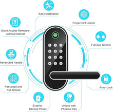 Load image into Gallery viewer, Keyless Entry Smart Door Lock: Digital Electronic Lock with Code, Electric Door Knob, Door Handle Lock, Perfect for Exterior/Interior/Entry/Bedroom Doors
