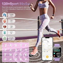 Load image into Gallery viewer, Smart Watch for Men Women Answer/Make Calls and Message Reminder, Fitness Watch 1.85&quot; HD Touch Screen, 120+ Sports Modes/Heart Rate/Sleep Monitor (Purple)
