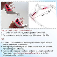 Load image into Gallery viewer, Under Eyes Red Light Therapy Massager Glasses,Microcurrent Eye face led red light Beauty Device under Eye Massager Eyes Bag Remover for Reduce Dark Circles Puffiness Wrinkles Relax Eye Strain

