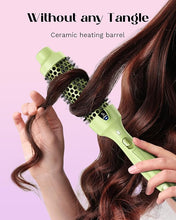 Load image into Gallery viewer, Wavytalk Thermal Brush, 1 1/2 Inch Ionic Heated Round Brush Creates Blowout Look, Thermal Round Brush Makes Hair Shinier &amp; Smoother, Dual Voltage, Easy to Use (Green)
