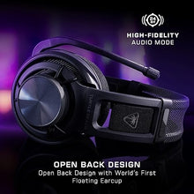 Load image into Gallery viewer, Turtle Beach Atlas Air Wireless Open Back PC Gaming Headset for PC, PS5, PS4, Nintendo Switch, Mobile - 24-bit High-Fidelity Audio, Broadcast Grade Mic, Bluetooth, Floating Memory Foam Earcup - Black
