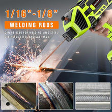 Load image into Gallery viewer, 110V 120Amp Welding Machine Handheld Portable ARC Welder Gun Hand Held Welder Machine with Digital Display IGBT Inverter 6 Variable Current Adjustment for 1/16&#39;&#39;-1/8&#39;&#39; Welding Rods
