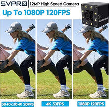 Load image into Gallery viewer, SVPRO 12MP USB Camera with Light,4K 30fps Lightburn Camera 1080P 120fps High Speed Camera, IMX577 Low Light USB External Computer Camera for PC Laptop,Linux,Windows,Android,MacOS
