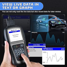 Load image into Gallery viewer, Autel MaxiLink ML519 Enhanced Mode 6 OBD2 Scanner Auto Diagnostic Scan Tool Check Engine Fault Code Reader CAN Scan Tool, Upgraded Ver. of AL319
