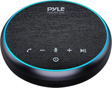 Load image into Gallery viewer, PyleUsa Conference Speaker Bluetooth Speakerphone - Multipurpose Conference &amp; Streaming Speaker,Noise Canceling Swiss Immersive Crisp Voice Pickup for Office,Travel,Home, w/USB-C,Aux Cables - PSCN42
