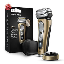 Load image into Gallery viewer, Braun Series 9 Pro 9419s Electric Shaver for Men, Holiday Gifts for Men, Wet &amp; Dry Shave, Shaving Kit with 4+1 Head with ProLift Trimmer
