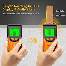 Load image into Gallery viewer, Stud Finder Wall Scanner - 5 in 1 Stud Finder Tool w/Microprocessor Chip and HD LCD Display, Stud Detector Beam Finders for the Center and Edge of Wood AC Wire Metal Studs Joist Pipe (Caviar)
