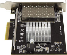 Load image into Gallery viewer, StarTech.com Quad Port 10G SFP+ Network Card - Intel XL710 Open SFP+ Converged Adapter - PCIe 10 Gigabit Ethernet Server NIC - 10GbE Fiber Optic LAN Card - Dell PowerEdge HPE ProLiant (PEX10GSFP4I)
