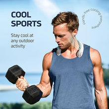Load image into Gallery viewer, Portable Neck Fan - 3 Speed Rechargeable Bladeless Neck Fan, Adjustable Personal Neck Fan For Women &amp; Men Modern Design, Great Cooling Fan For Travel, Outdoors &amp; Sports
