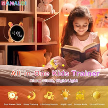 Load image into Gallery viewer, Kids Alarm Clock with Night Light, OK to Wake Clock for Kids, Stay in Bed Clock and Sleep Training, Nap Timer Temperature Detect Cute Room Decor, Gift Ideas for Kids Toddler Boy Girl, Rabbit
