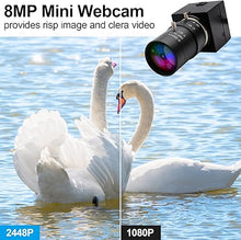 Load image into Gallery viewer, 8MP USB Camera 10X Zoom Manual Focus Webcam with 5-50mm Varifocal Lens for Video Conference, Security Protection, 3D Printer
