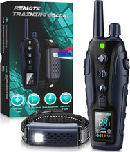 Load image into Gallery viewer, Dog Shock Collar - 4000FT Dog Training Collar with Remote Waterproof e Collar with Flashing Light, Adjustable Pitch Beep(1-8), Vibration(1-16), Safe Shock(1-99), and Keypad Lock
