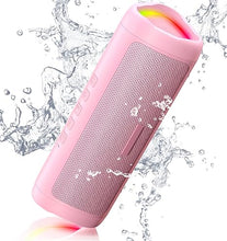 Load image into Gallery viewer, Bluetooth Speaker, IPX5 Waterproof Speaker with HD Sound, Up to 20H Playtime, TWS Pairing, BT5.3, Portable Wireless Speakers for Home/Party/Outdoor/Beach, Electronic Gadgets, Birthday Gift (Pink)
