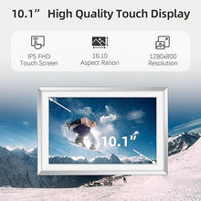 Load image into Gallery viewer, Digital Picture Frame: Built-in 32GB| WiFi Digital Photo Frame with 10.1&quot; HD Touch Display, Share Photo/Video via Frameo/USB/Micro SD, Gift for Mom, Wedding, Anniversary, Retirement
